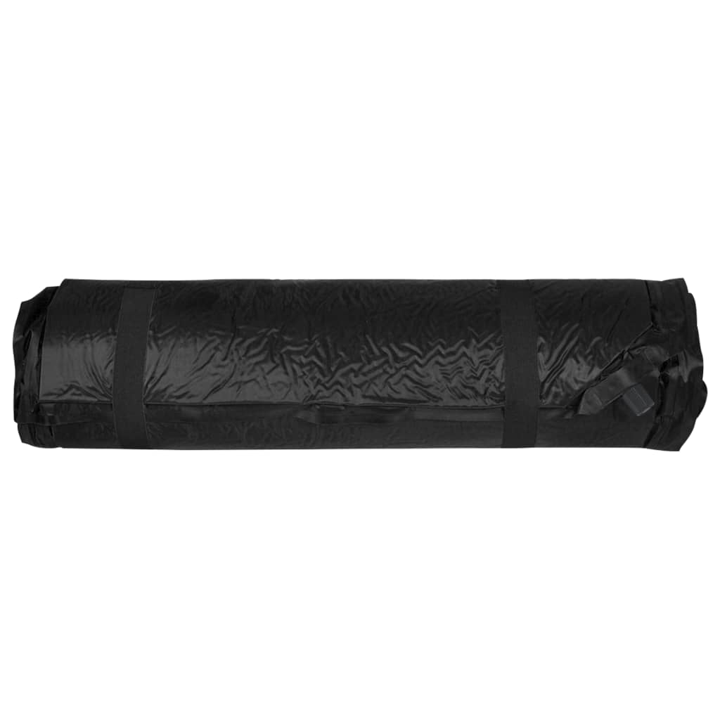 vidaXL Oppblåsbar luftmadrass 66x200 cm svart
