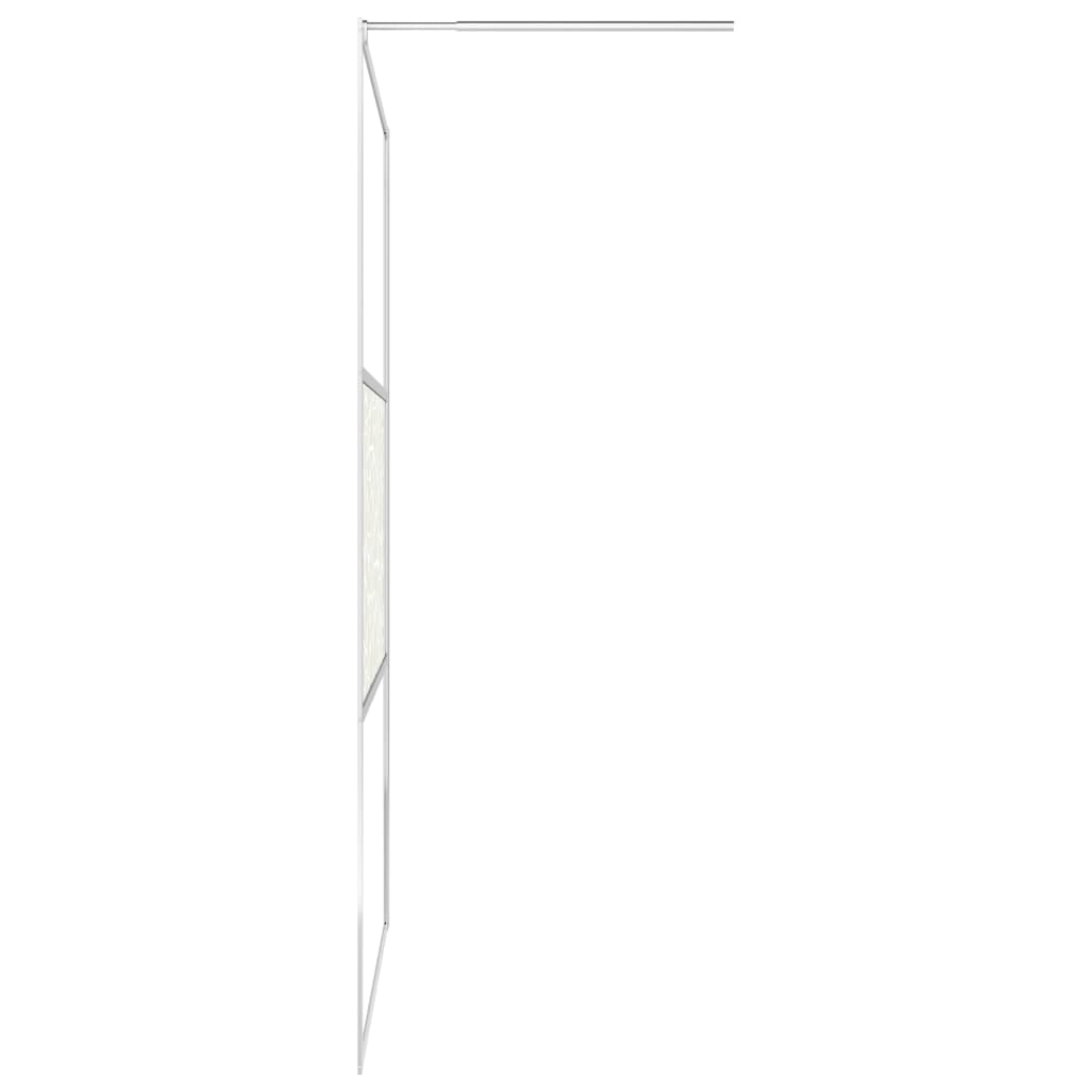 vidaXL Dusjvegg ESG-glass med steindesign 90x195 cm