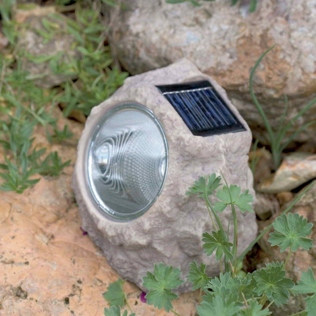 Luxform Soldrevet LED-stenlys for hage Andes 3 stk