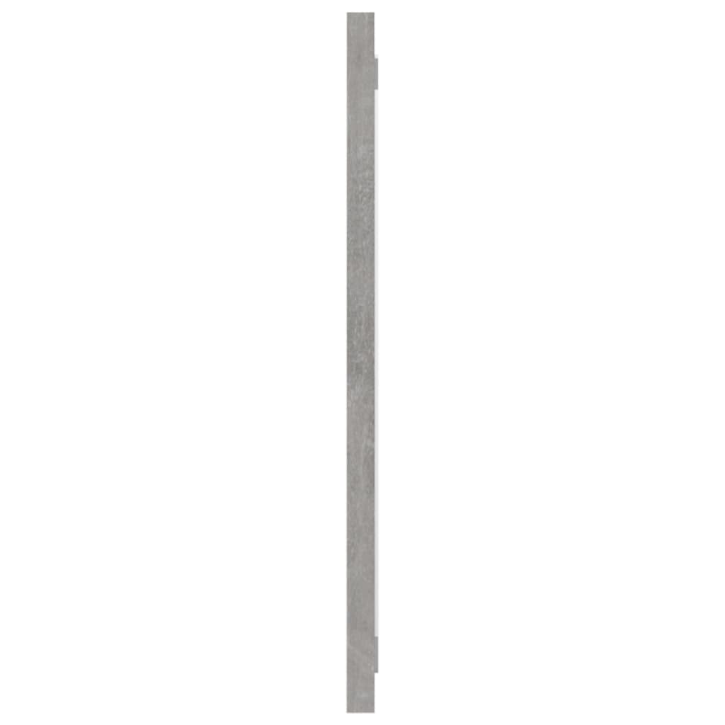 vidaXL Baderomsmøbler 2 stk betonggrå sponplate