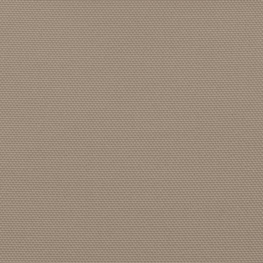 vidaXL Balkongskjerm gråbrun 75x1000 cm 100% polyester oxford