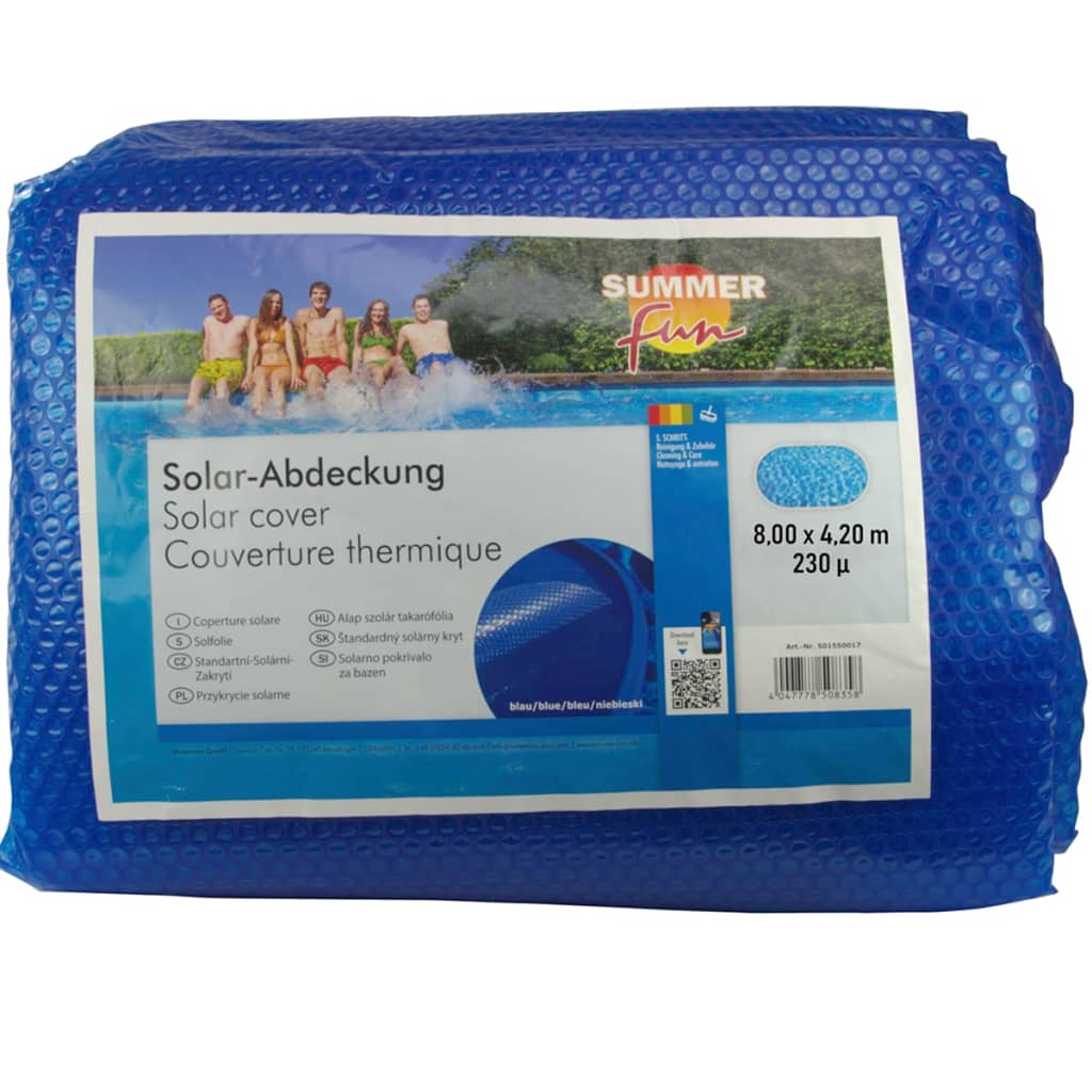 Summer Fun Sommertrekk for basseng ovalt 800x420 cm PE blå