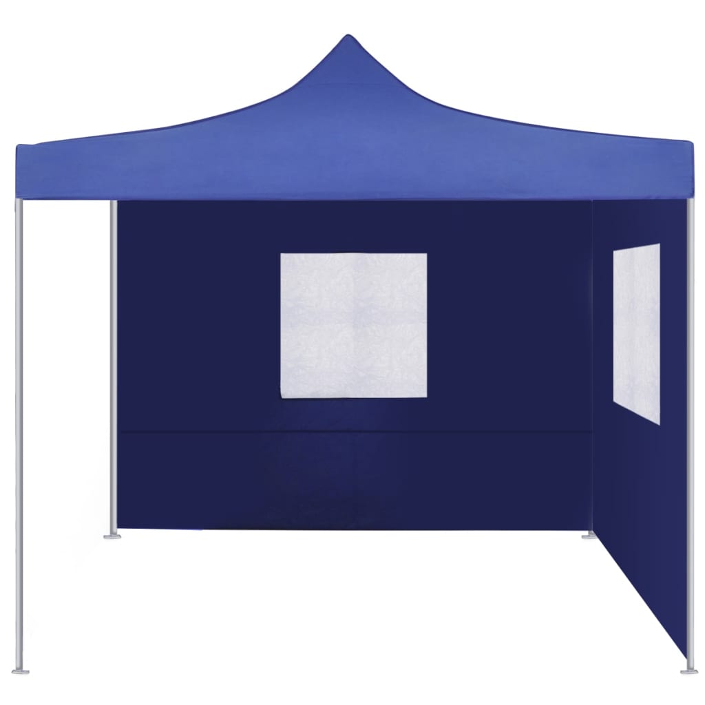 vidaXL Sammenleggbart telt med 2 vegger 3x3 m blå