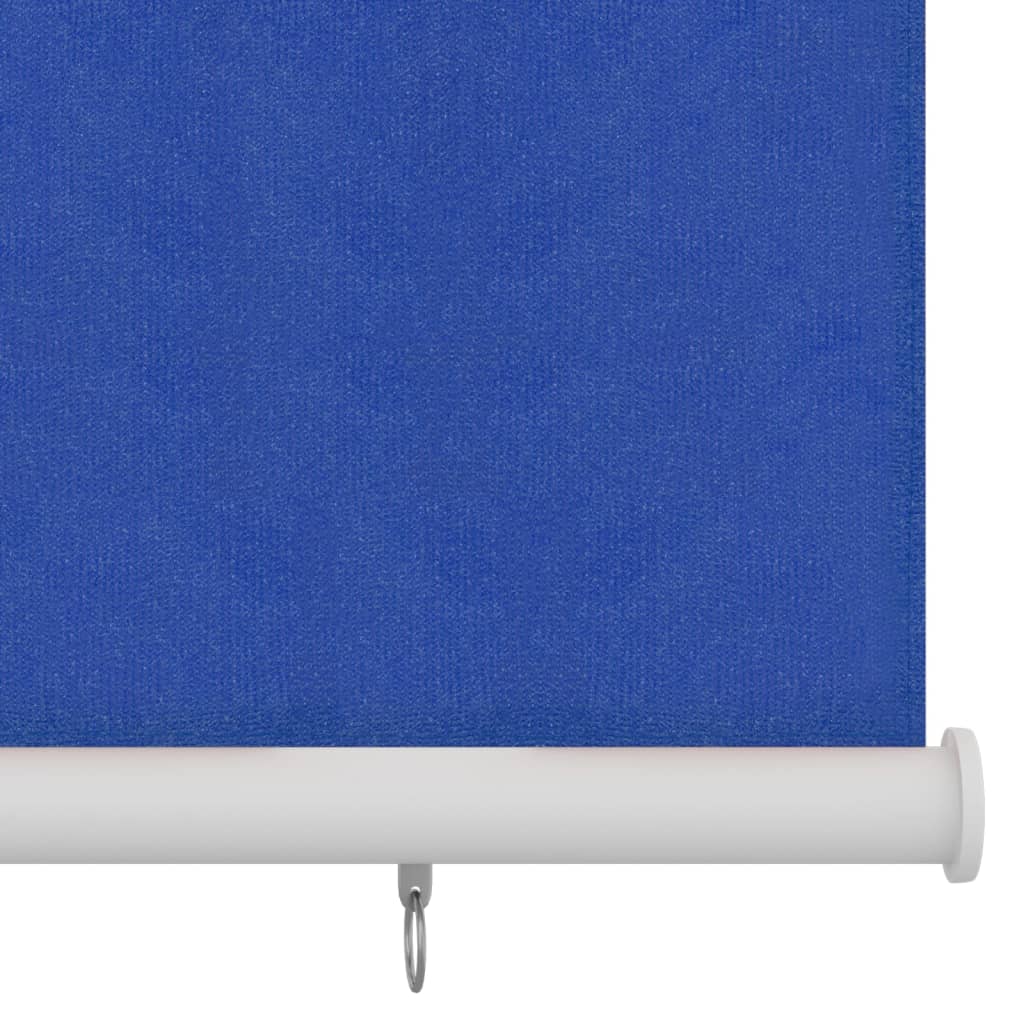 vidaXL Utendørs rullegardin 140x230 cm blå HDPE