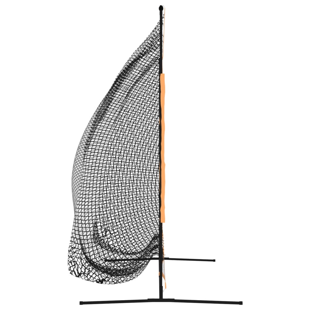 vidaXL Golfnett svart og oransje 215x107x216 cm polyester