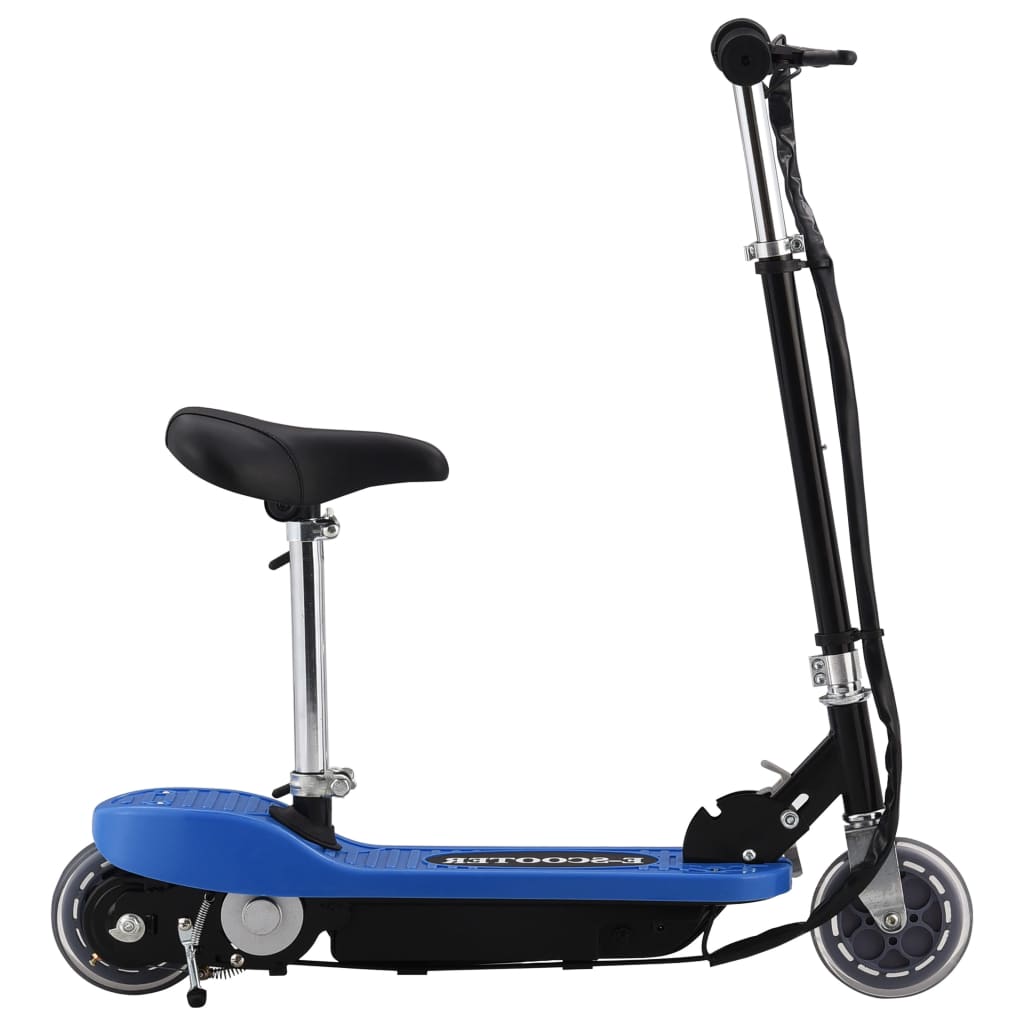vidaXL Elektrisk sparkesykkel med sete 120 W blå