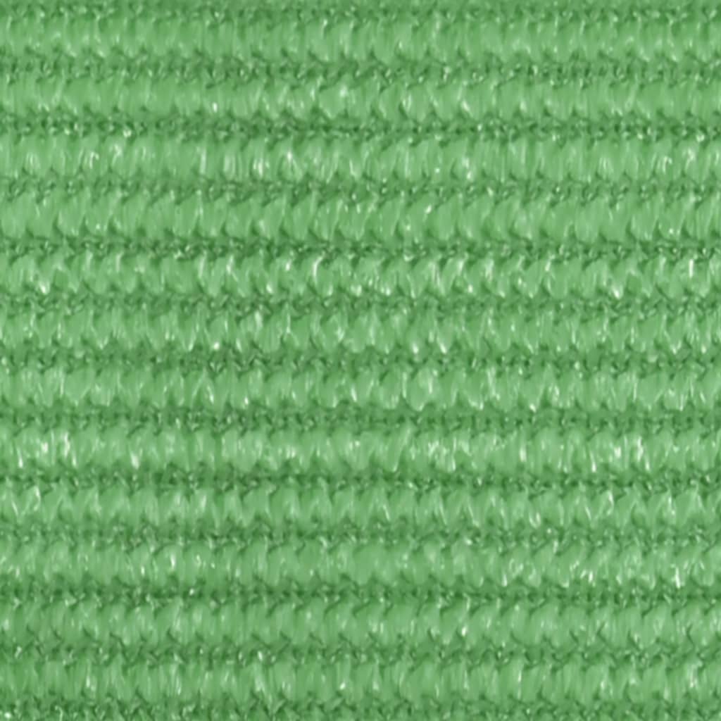 vidaXL Solseil 160 g/m² lysegrønn 4x5x5 m HDPE