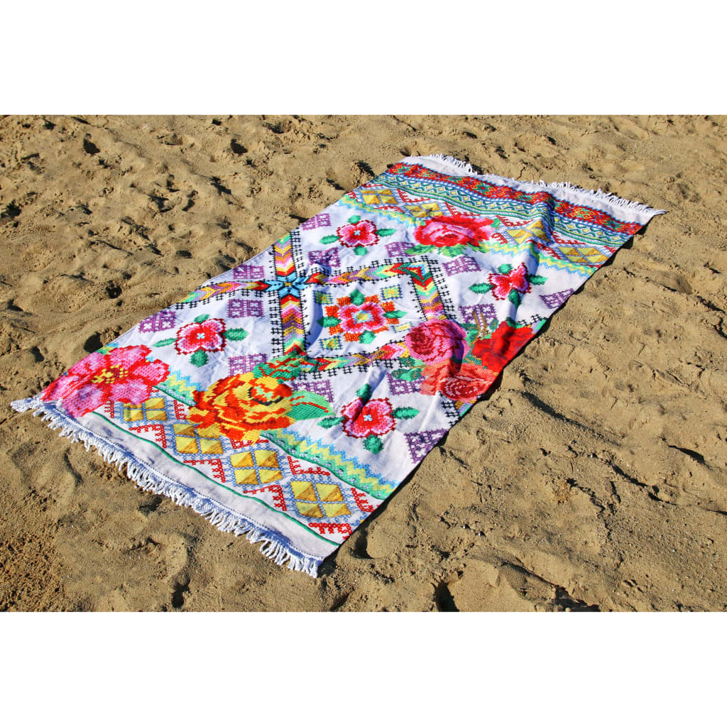 Happiness Strandhåndkle YUCATAN 100x180 cm flerfarget