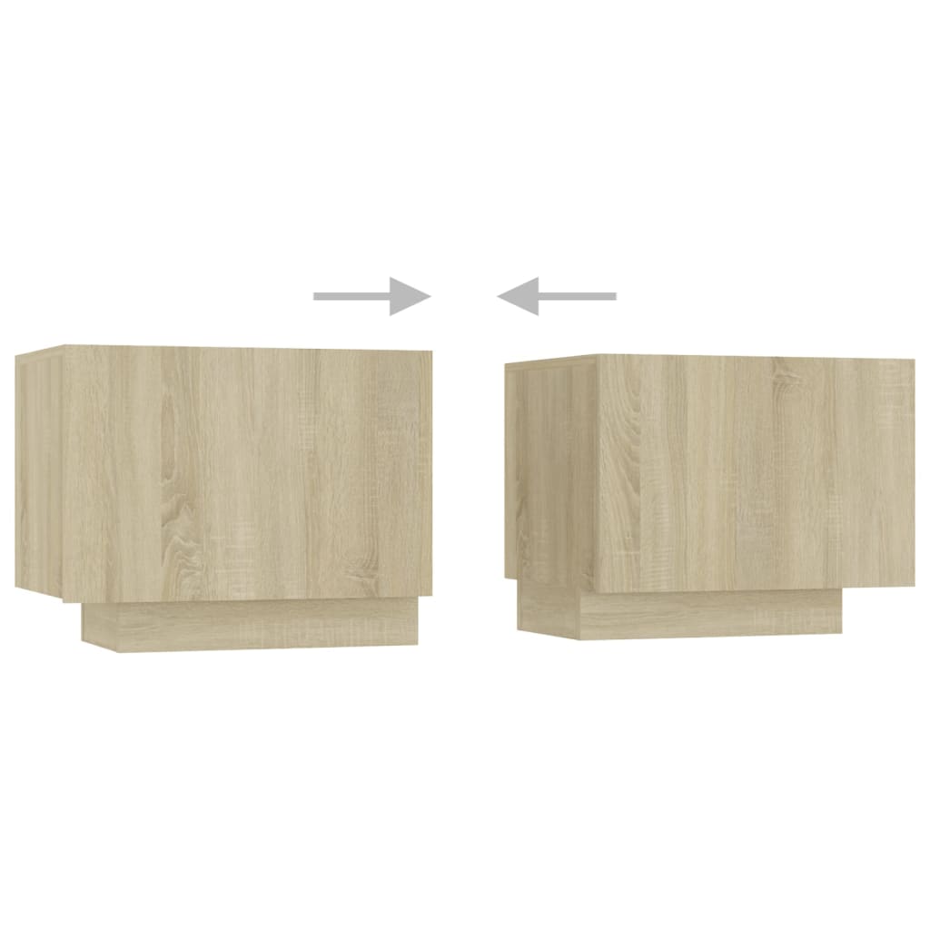 Tv-Benk Sonoma Eik 180X30X43 Cm Konstruert Tre