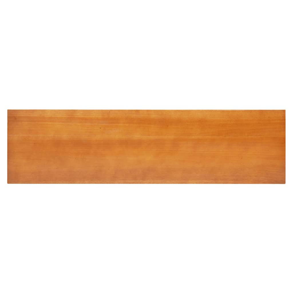 vidaXL Konsollbord 110x30x75 cm heltre mahogni