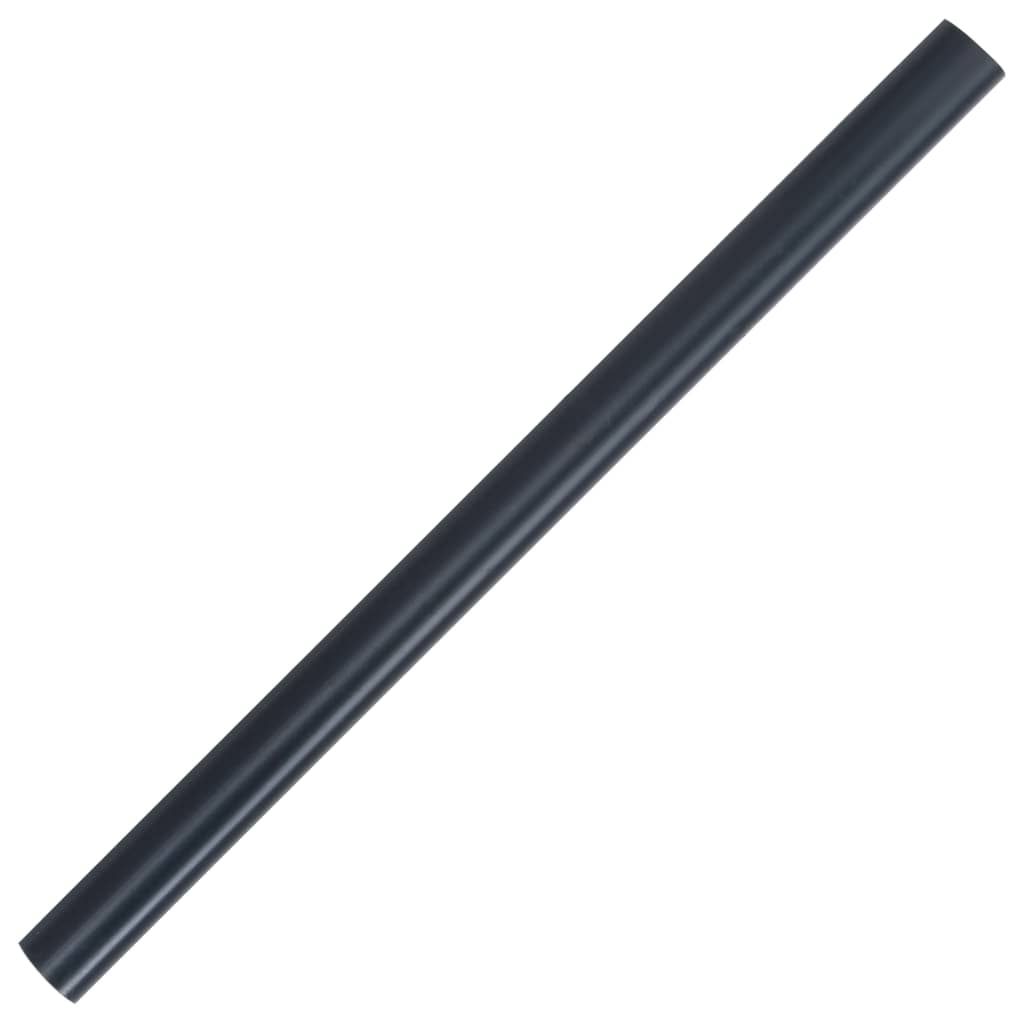vidaXL Hageskjerm PVC 35x0,19 m matt mørkegrå