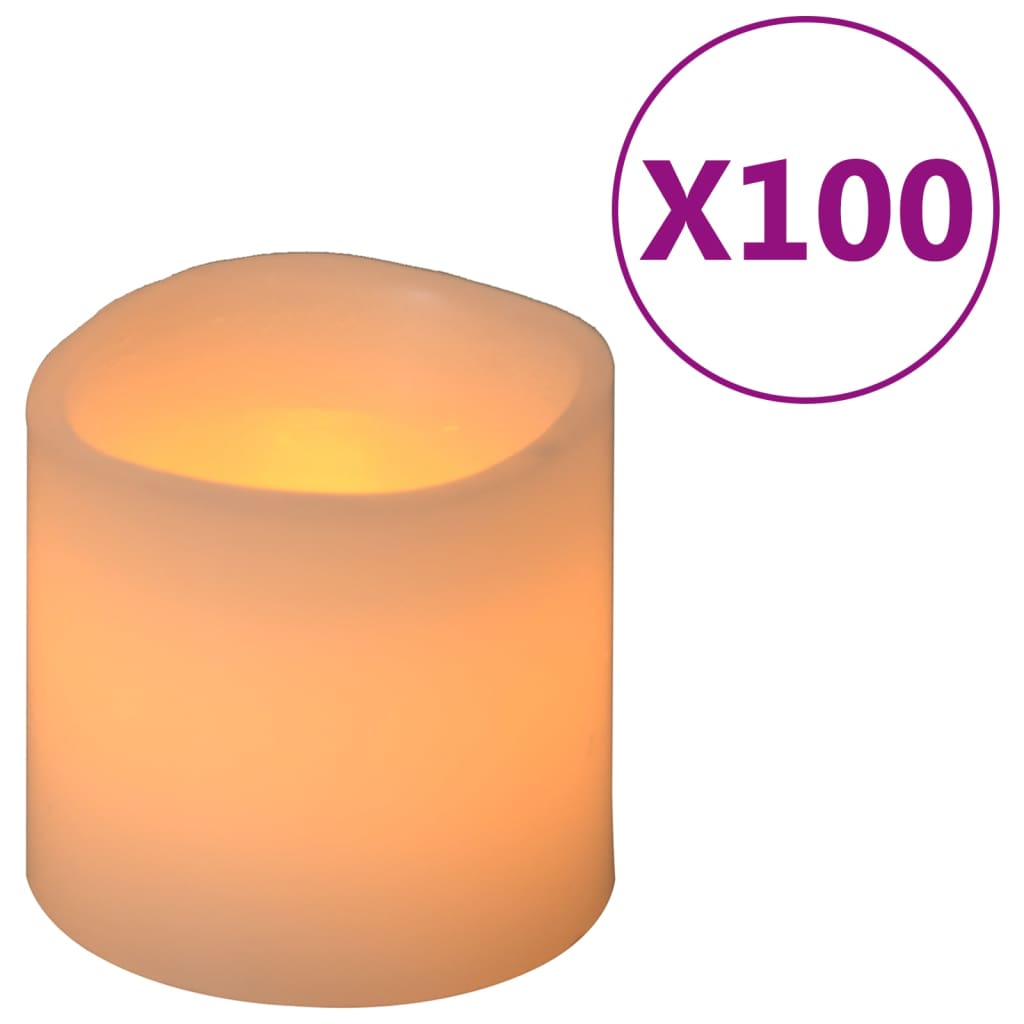 vidaXL Elektriske LED-lys 100 stk varmhvit