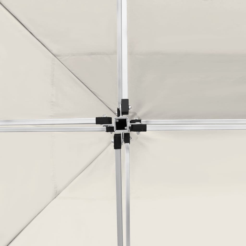 vidaXL Profesjonelt foldbart festtelt med vegger aluminium 4,5x3m krem