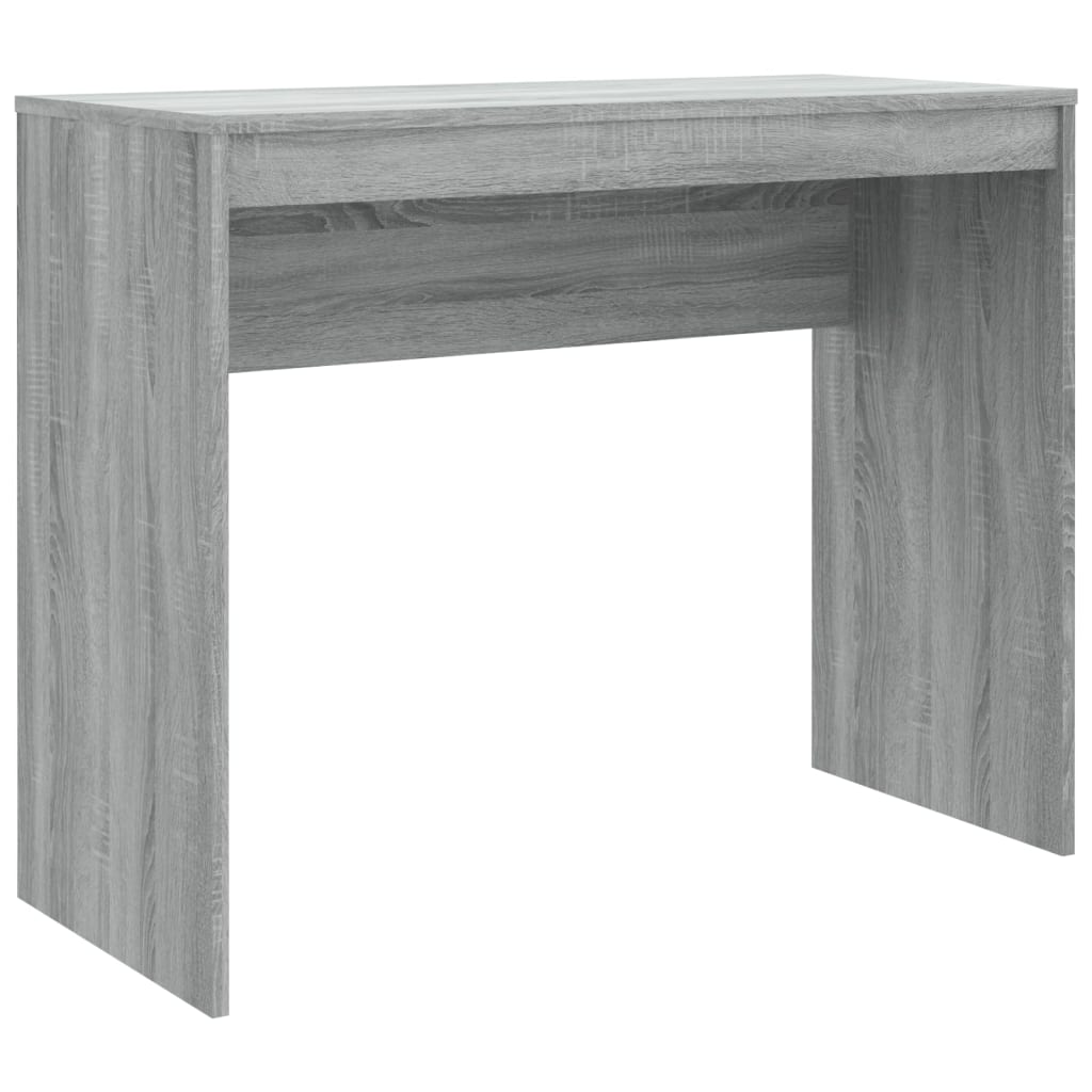 vidaXL Skrivebord grå sonoma 90x40x72 cm konstruert tre