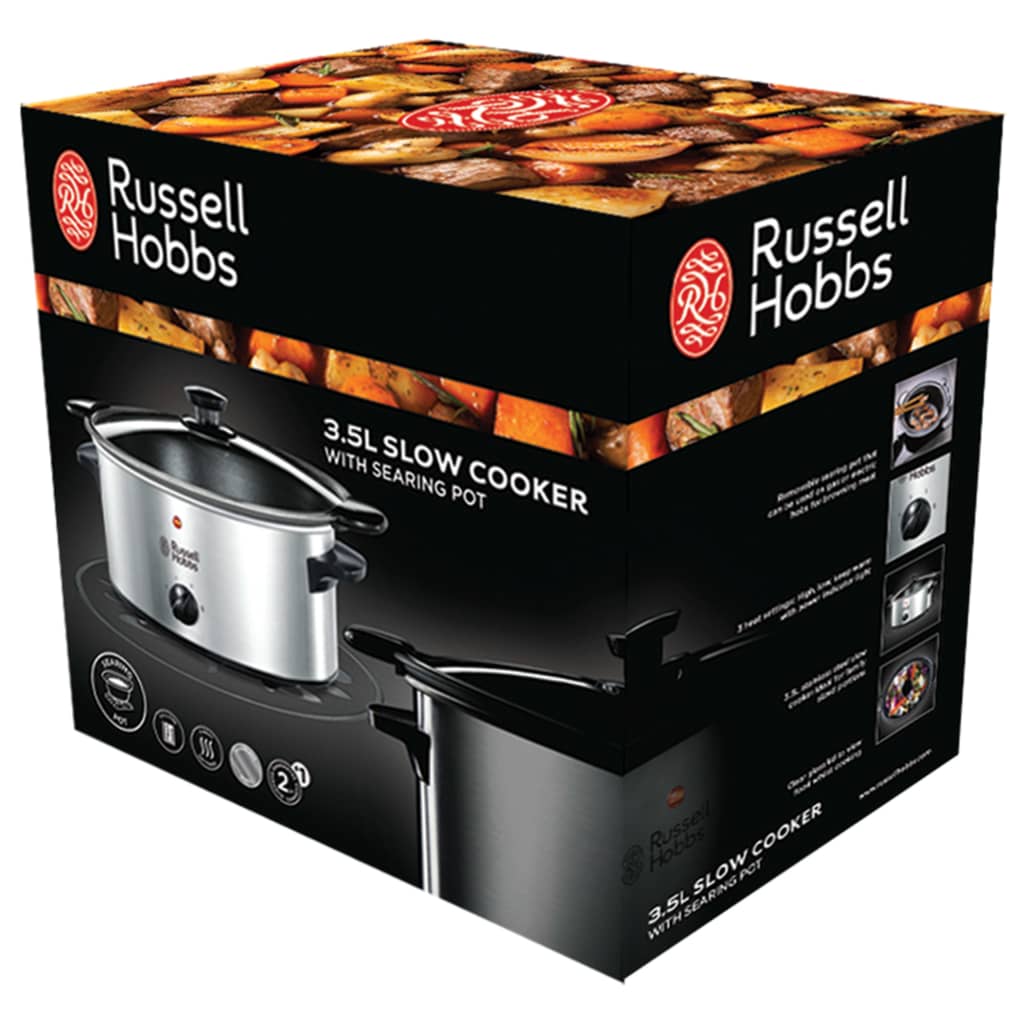 Russell Hobbs Saktekoker Cook@Home med stekegryte 3,5 L