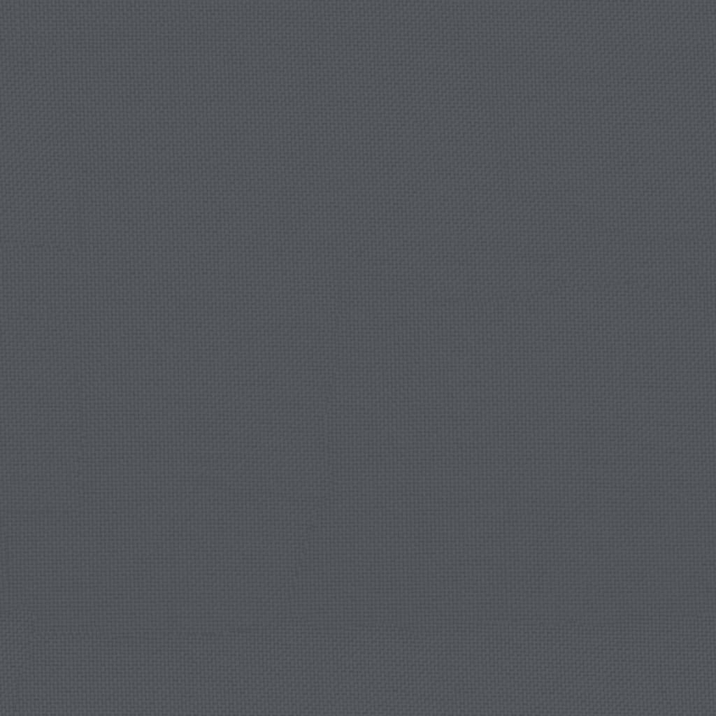 vidaXL Utendørs fotskammel med pute svart heltre furu