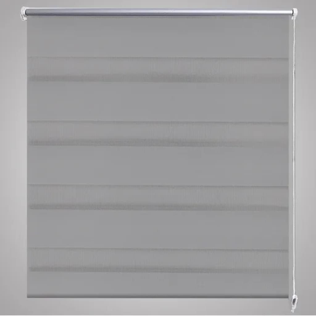 vidaXL Rullegardiner sebramønstret 90x150 cm grå