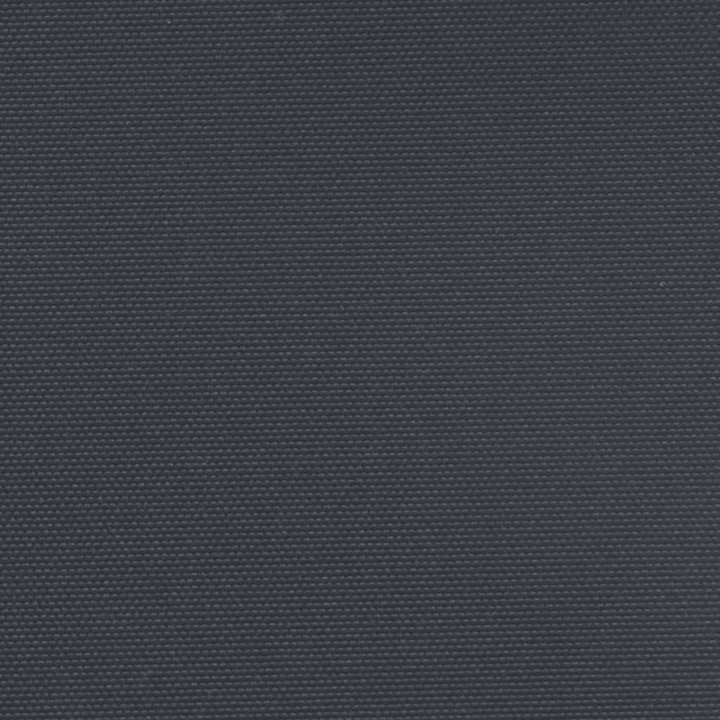 vidaXL Uttrekkbar sidemarkise 160x600 cm svart