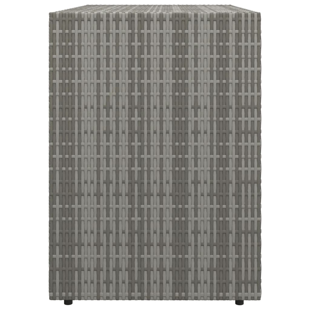 vidaXL Putekasse grå 100x55,5x80 cm polyrotting