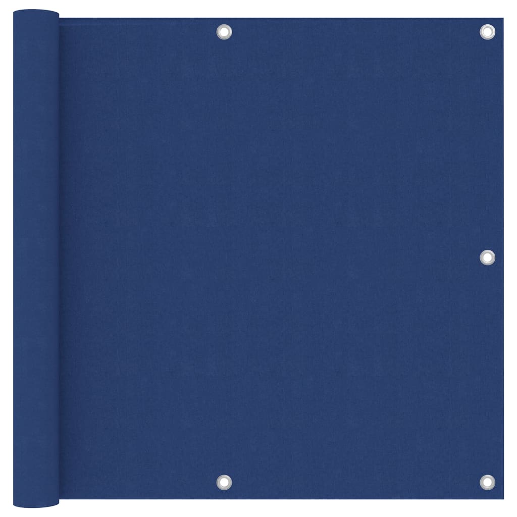 vidaXL Balkongskjerm blå 90x400 cm oxfordstoff