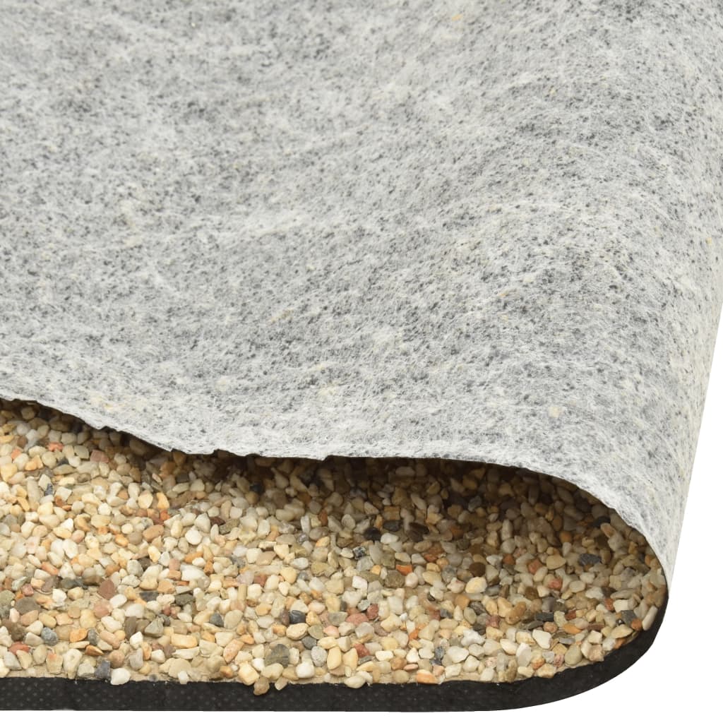 vidaXL Steinfolie naturlig sand 500x40 cm