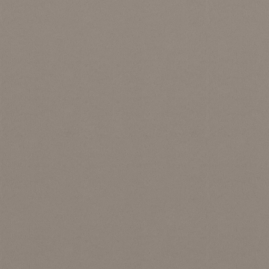 vidaXL Balkongskjerm gråbrun 120x600 cm oxfordstoff