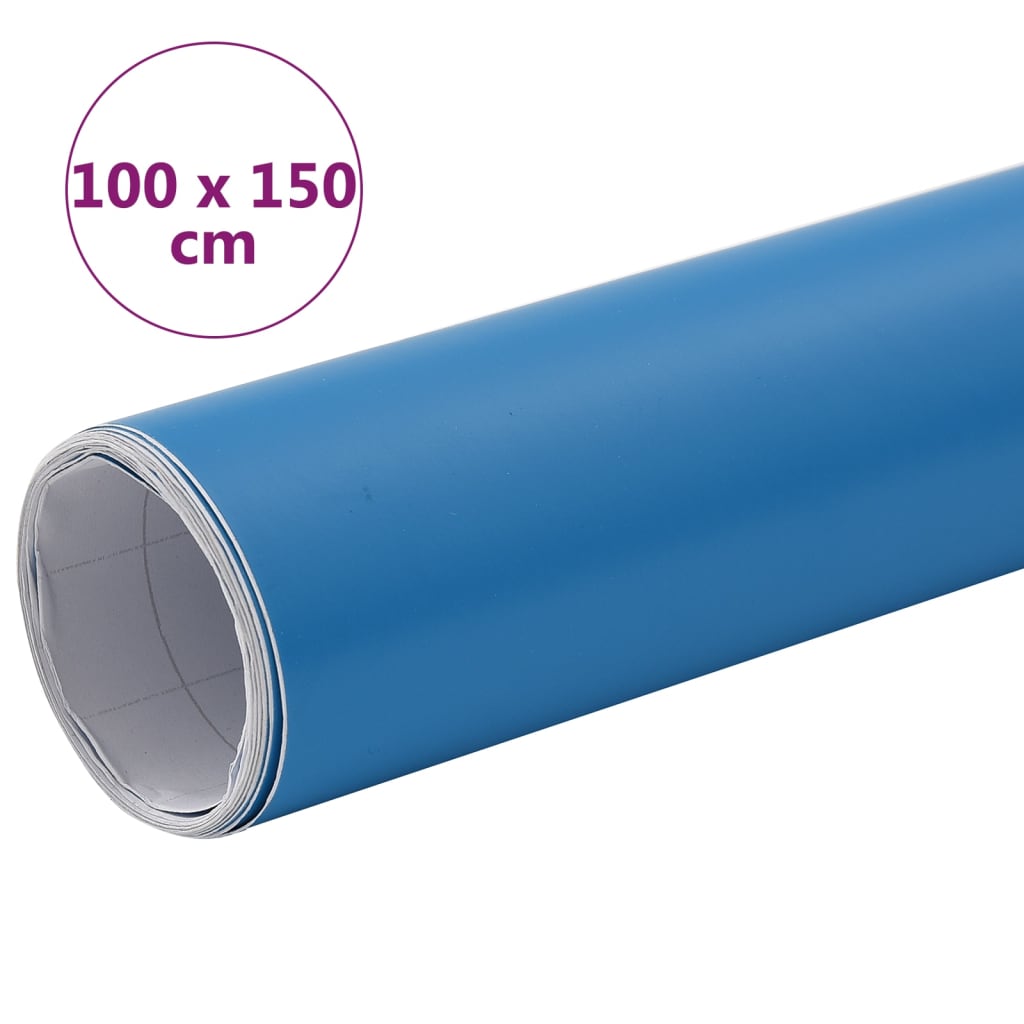 vidaXL Bilfolie matt blå 100x150 cm