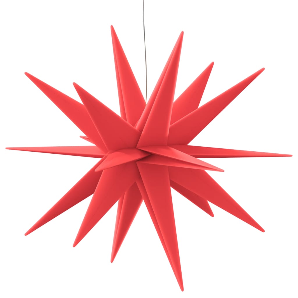 vidaXL Julelys med LED sammenleggbar rød 57 cm
