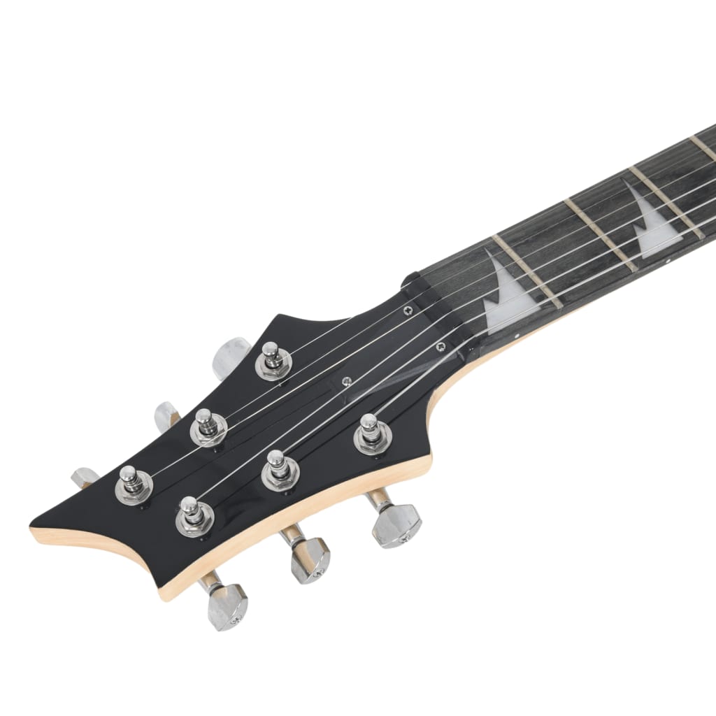 vidaXL Elektrisk gitar for nybegynnere med veske brun og svart 4/4 39"