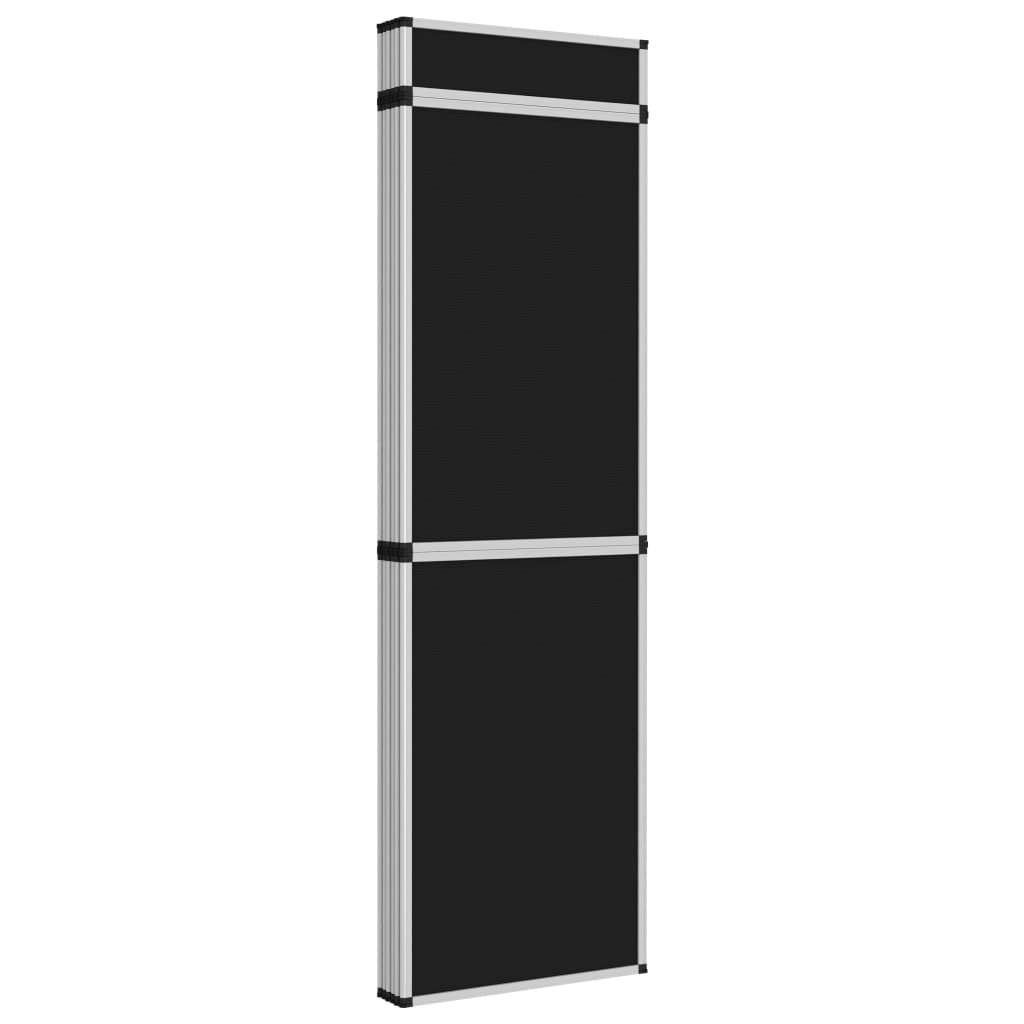 vidaXL Utstillingsvegg 18 paneler sammenleggbar 362x200 cm svart