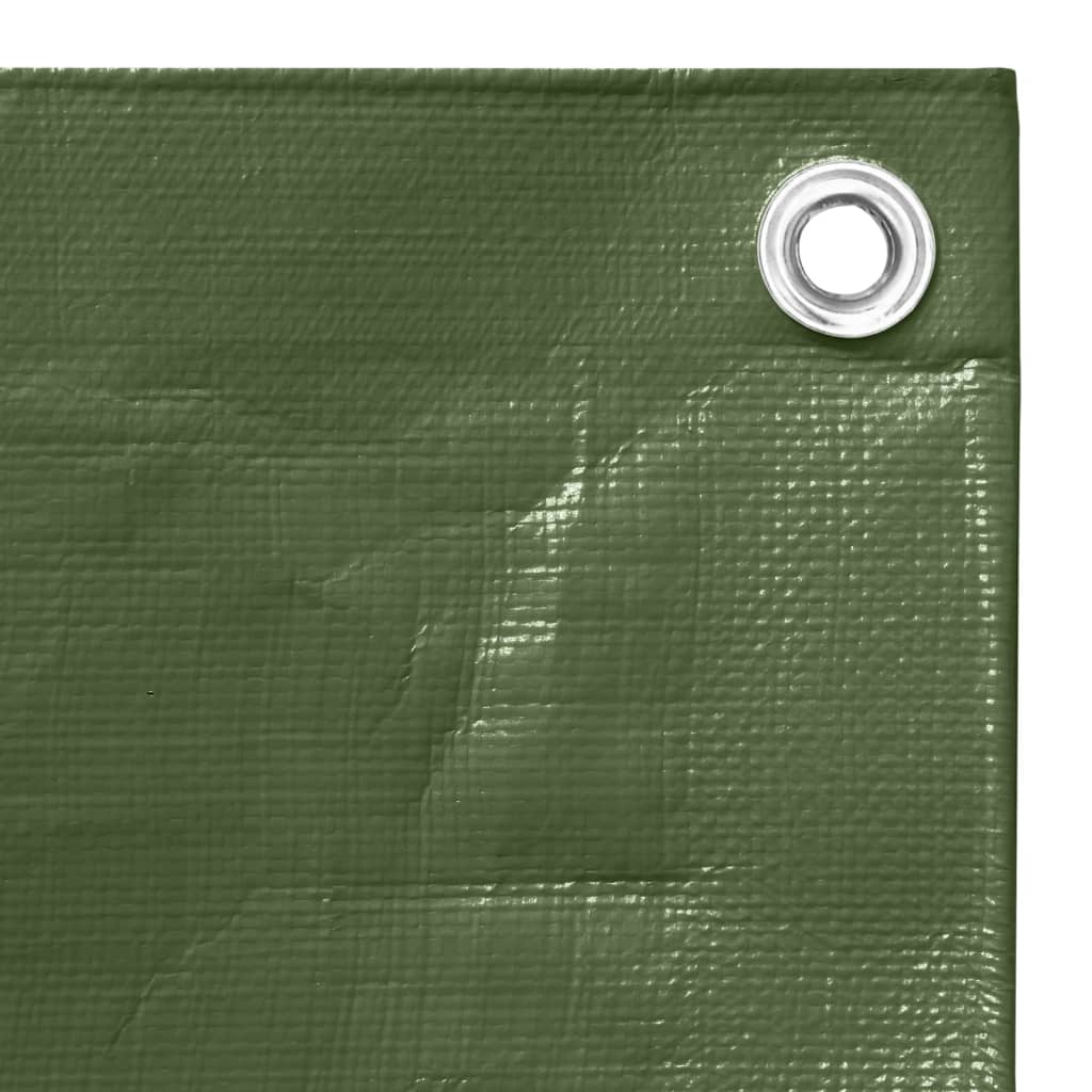 vidaXL Presenning 260 g/m² 8x8 m grønn HDPE