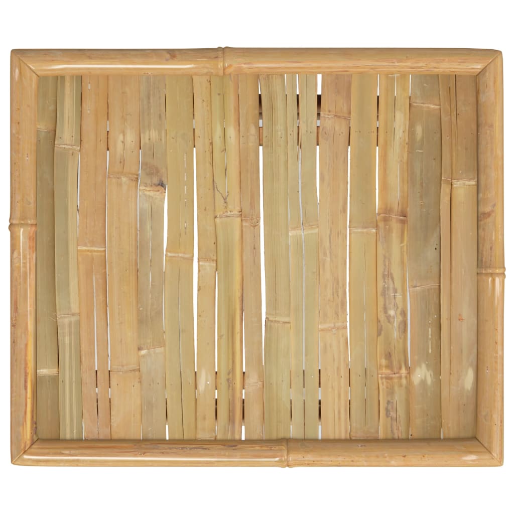 vidaXL Hagebord 65x55x30 cm bambus