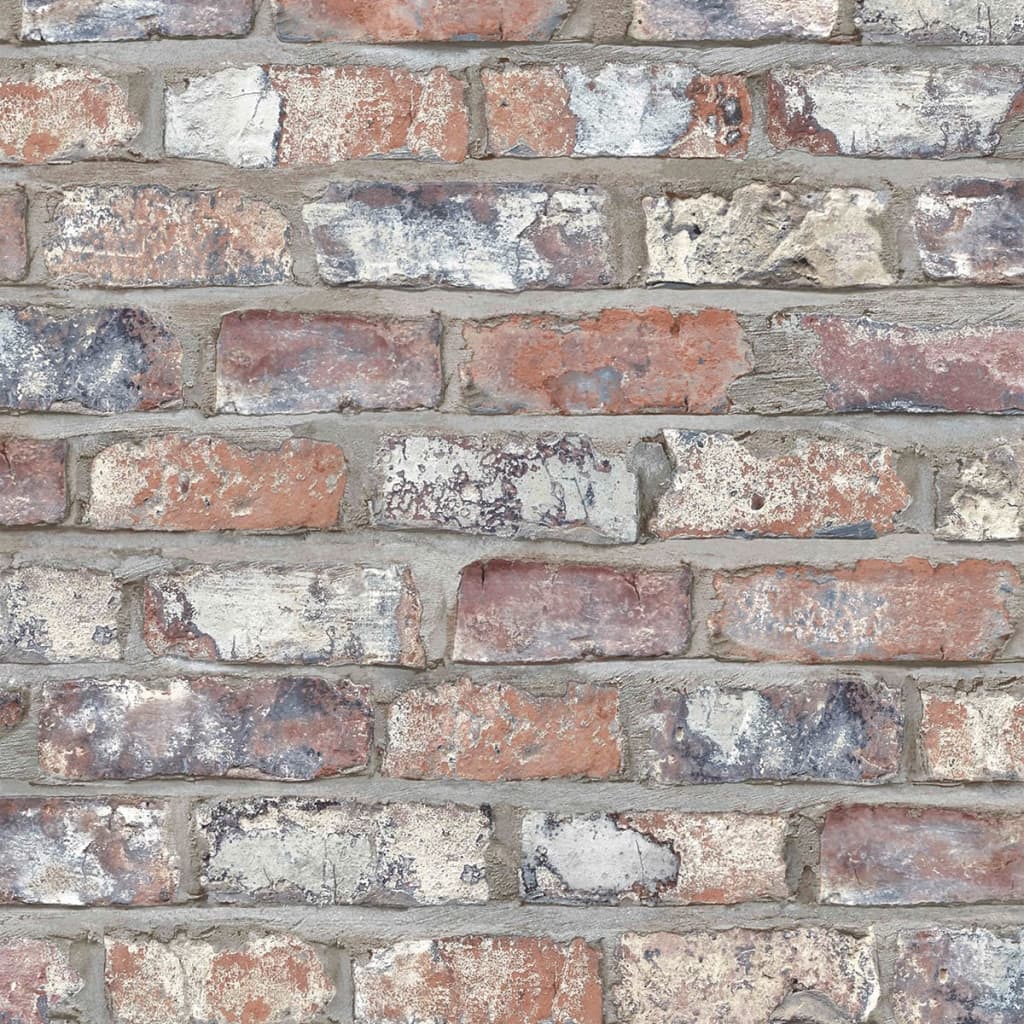 DUTCH WALLCOVERINGS Veggpanel murstein flerfarget EW3103