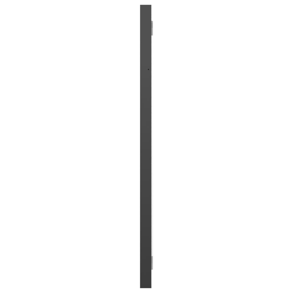 vidaXL Baderomsmøbelsett 2 stk høyglans svart sponplate