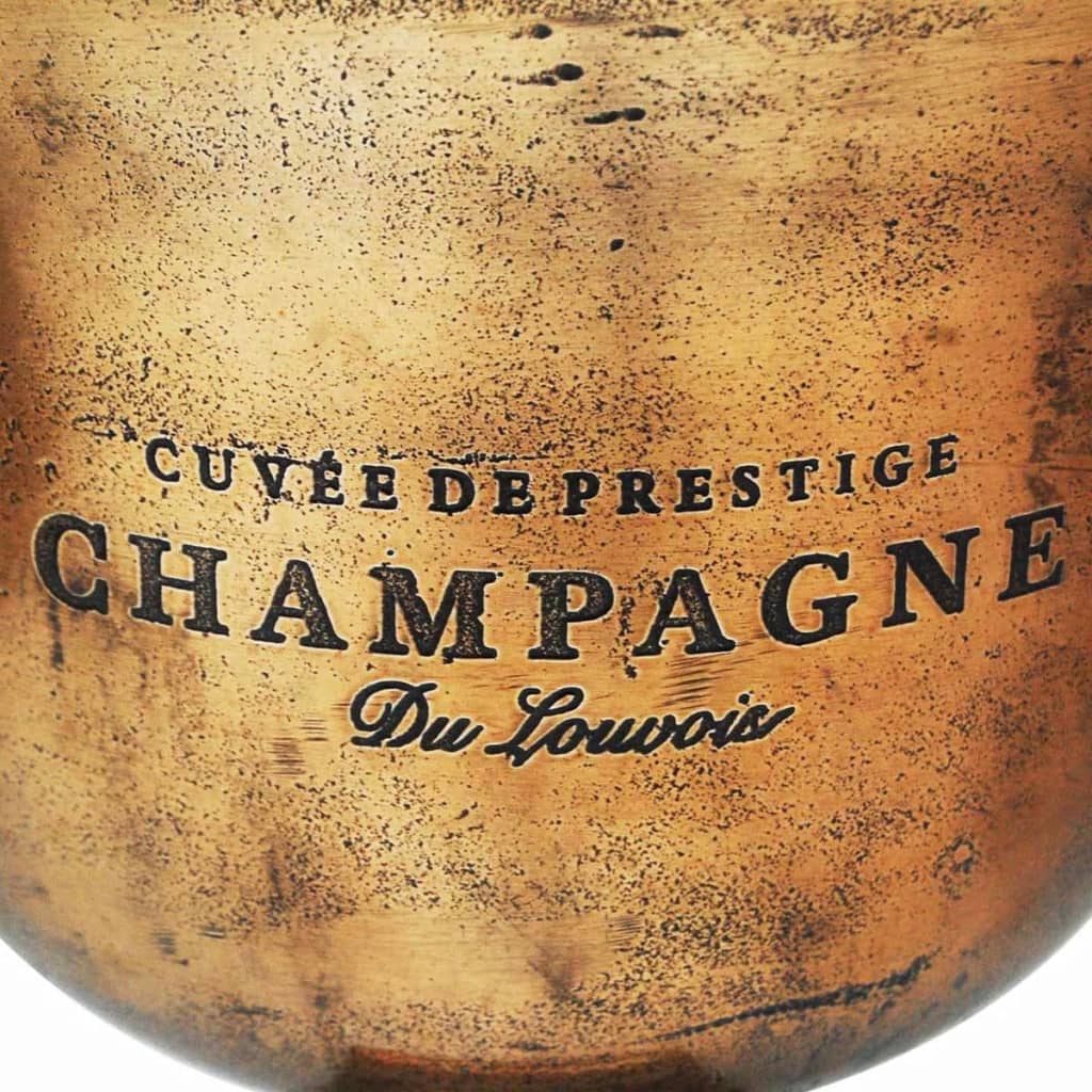 vidaXL Pokalformet Champagnekjøler kobberbrun