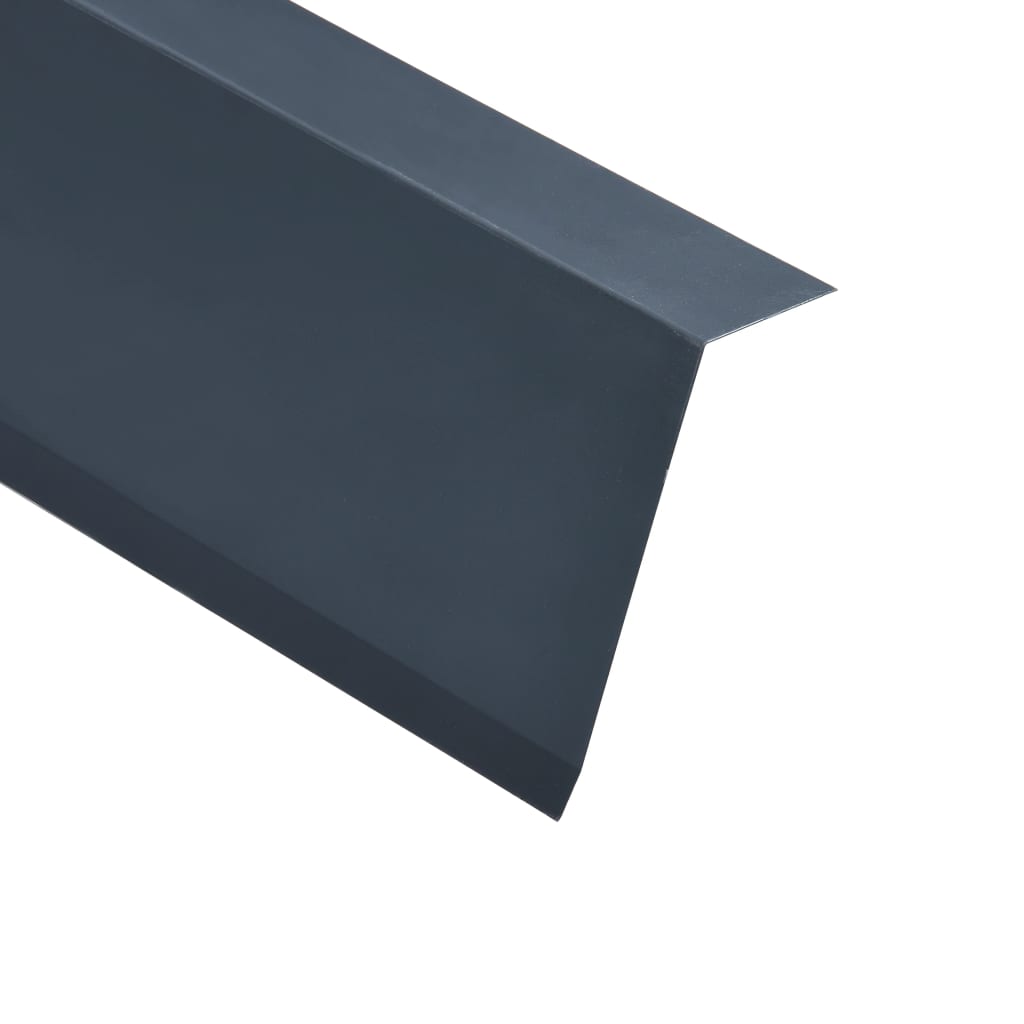 vidaXL L-profiler til tak 5 stk aluminium antrasitt 170 cm