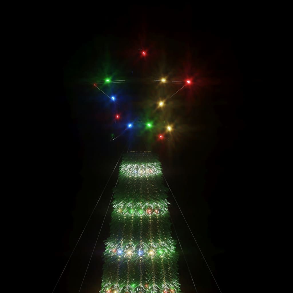 vidaXL Juletre lyskjegle 275 LED fargerik 180 cm