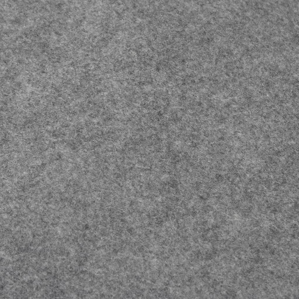 vidaXL Bassengduk lysegrå 300x220 cm polyester geotekstil