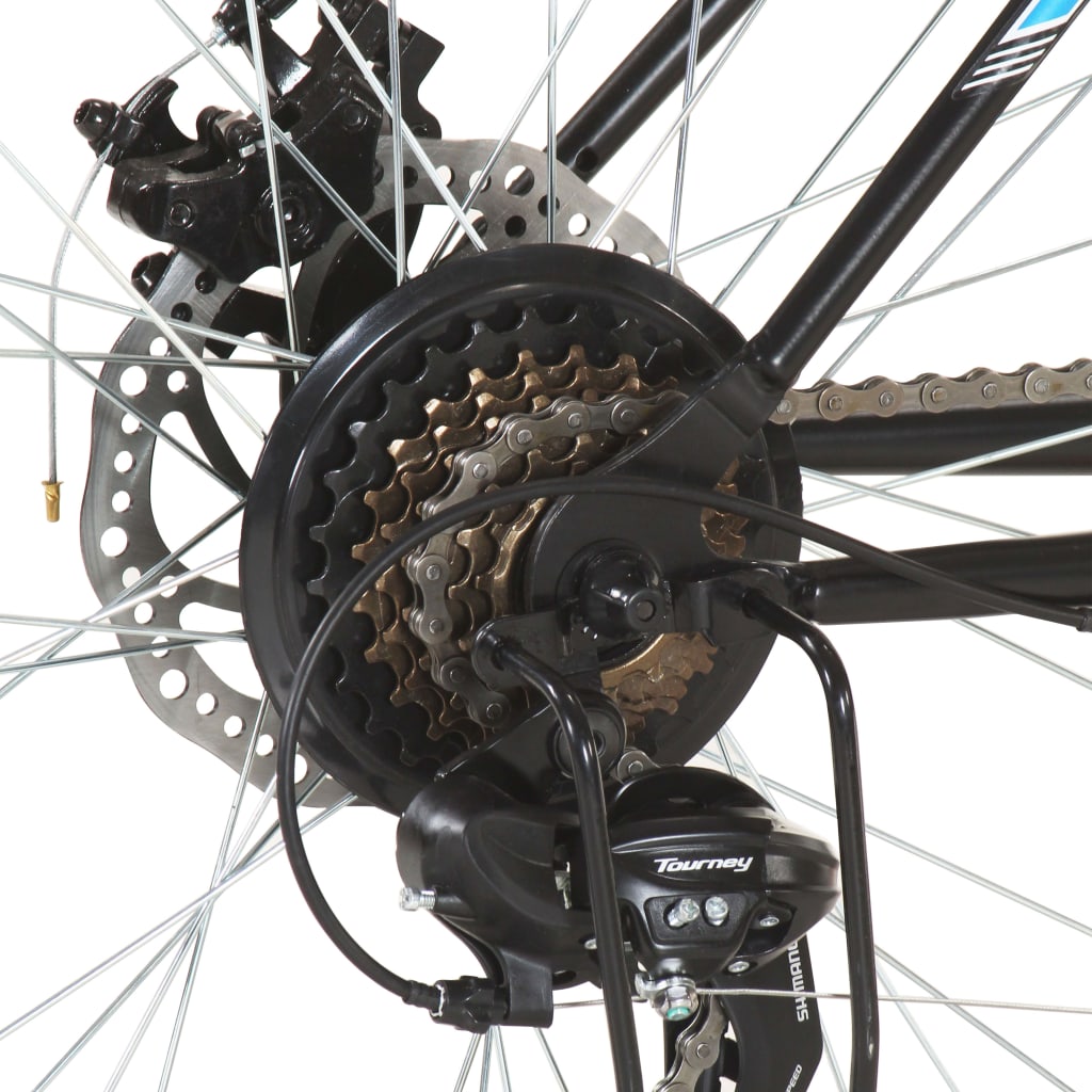 vidaXL Terrengsykkel 21 trinn 29-tommers hjul 48 cm ramme svart