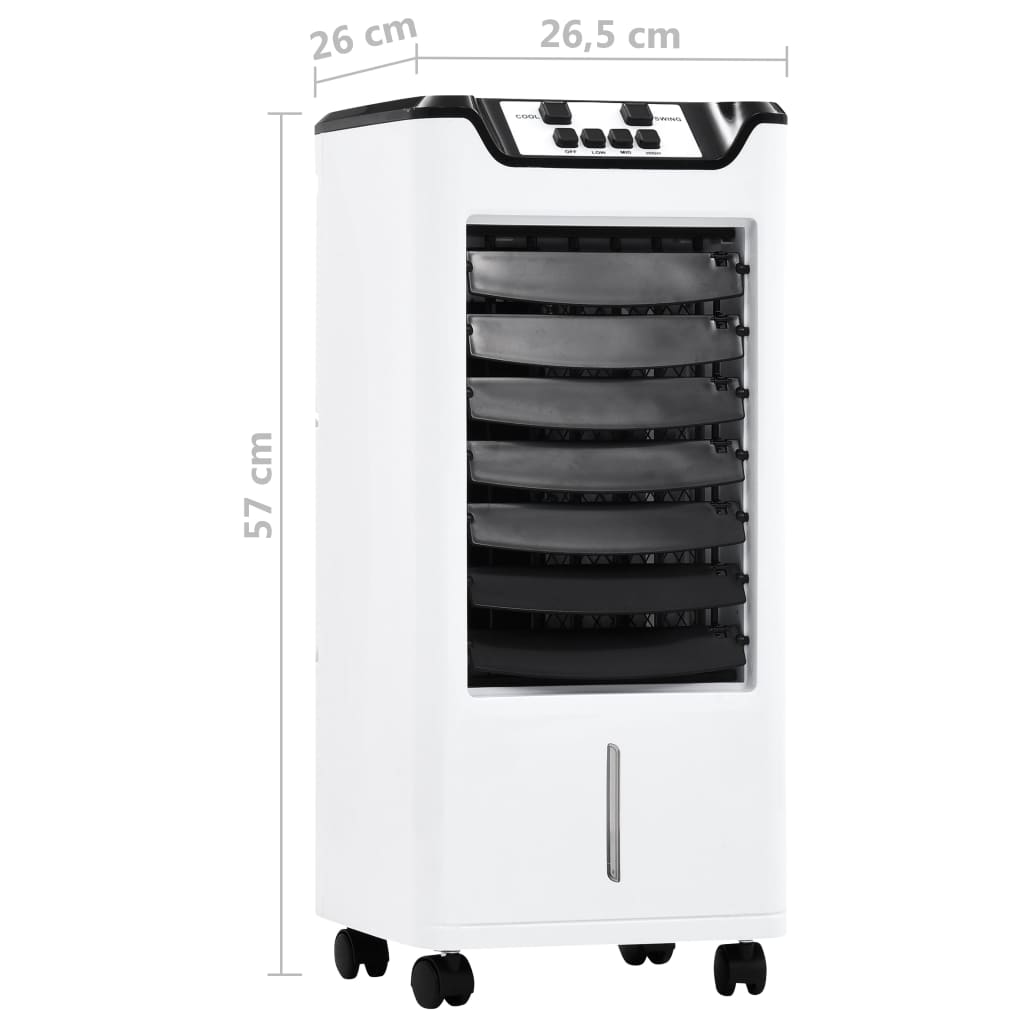 vidaXL 3-i-1 Mobil luftkjøler, luftfukter og luftrenser 60 W