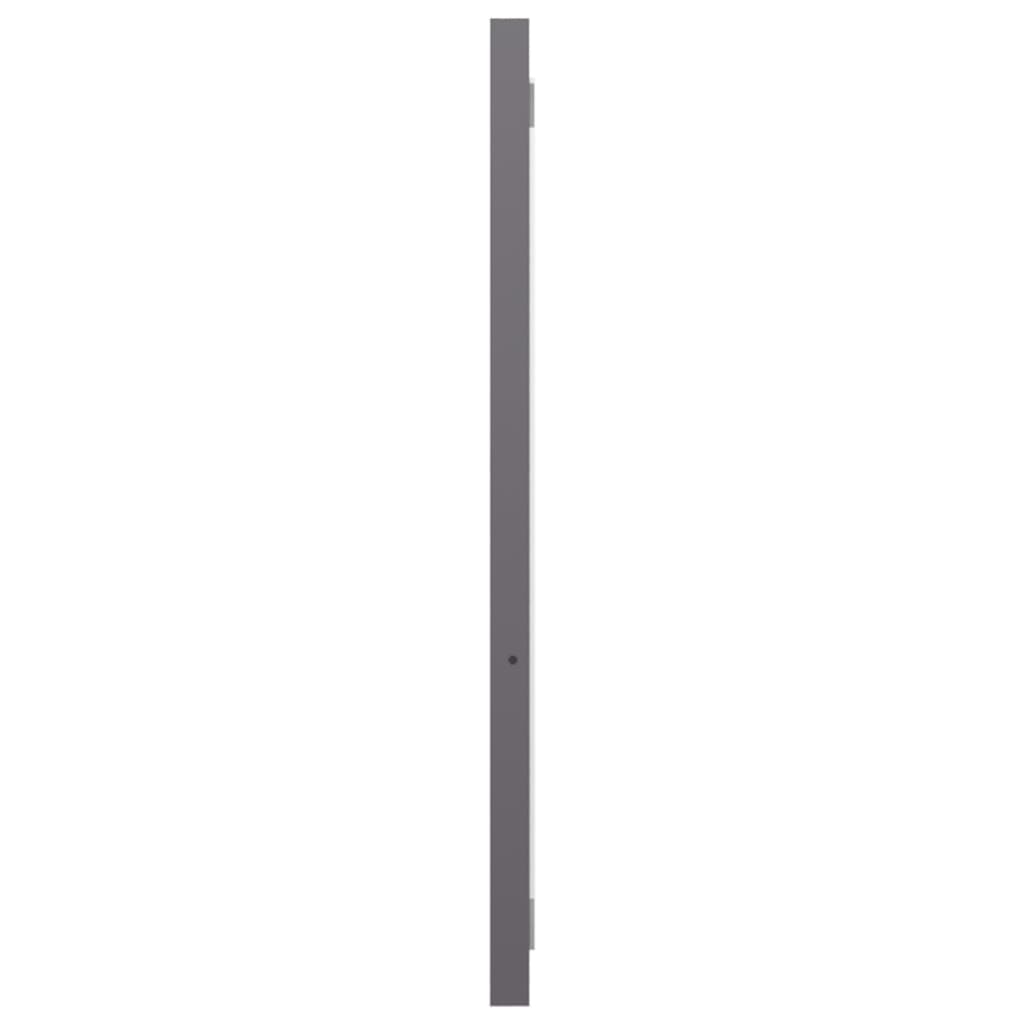 vidaXL Baderomsmøbelsett høyglanset grå sponplate