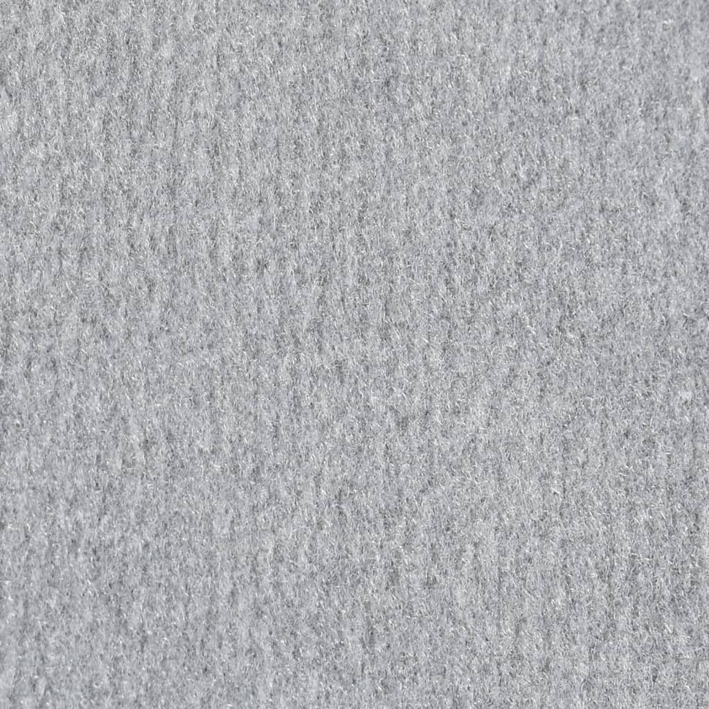vidaXL Gulvteppe BFC grå med motiv 100x350 cm