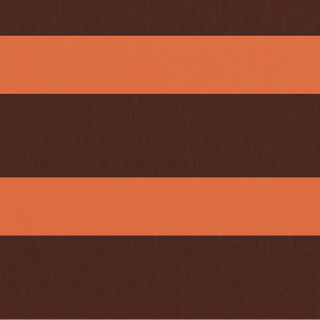 vidaXL Balkongskjerm oransje og brun 90x600 cm oxfordstoff