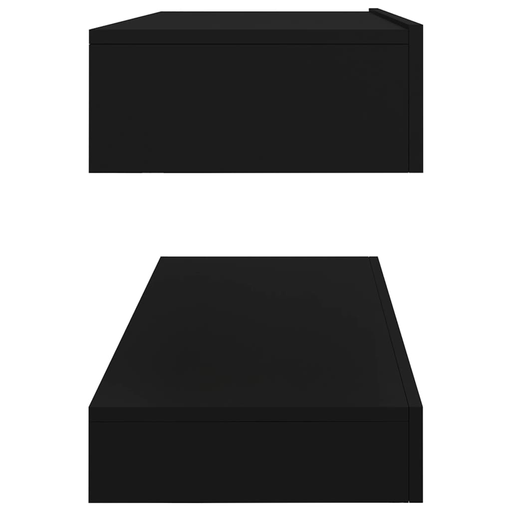 vidaXL TV-benk med LED-lys svart 120x35 cm