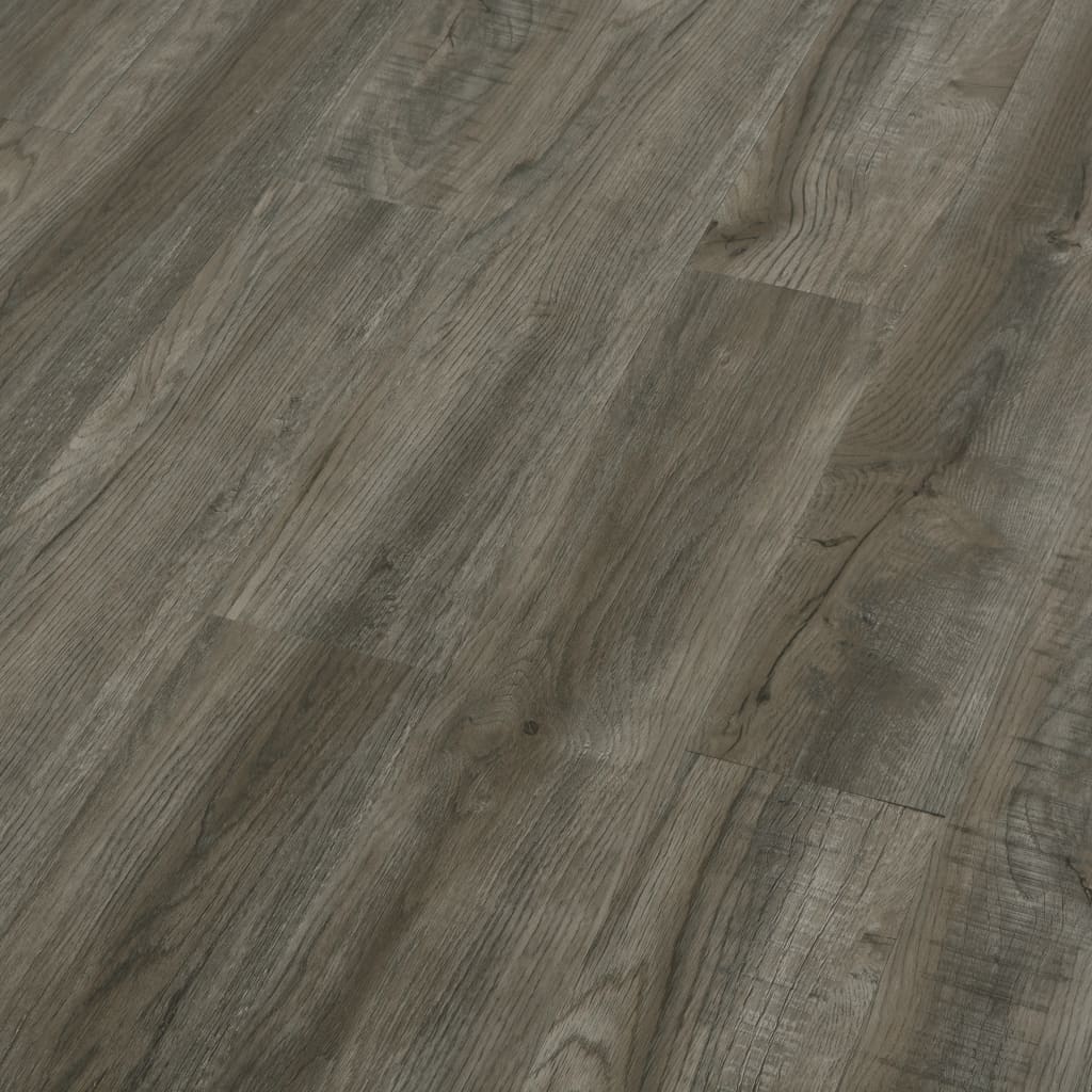 vidaXL Selvklebende gulvplanker 4,46 m² 3 mm PVC grå og brun