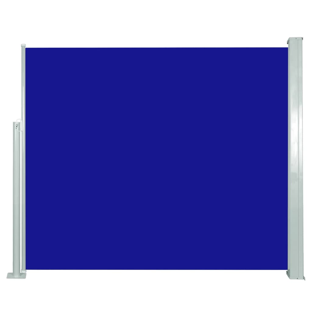 vidaXL Uttrekkbar sidemarkise 120 x 300 cm blå