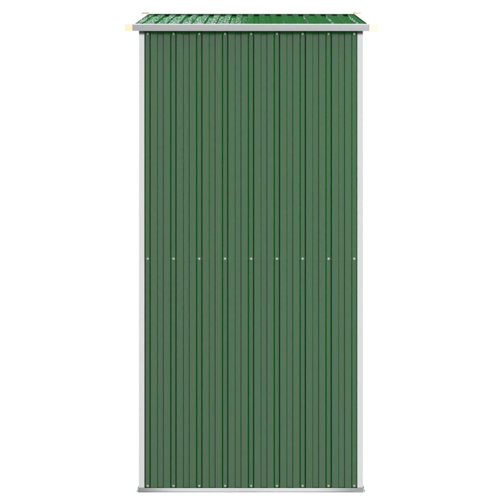 vidaXL Hageskur grønn 192x108x223 cm galvanisert stål