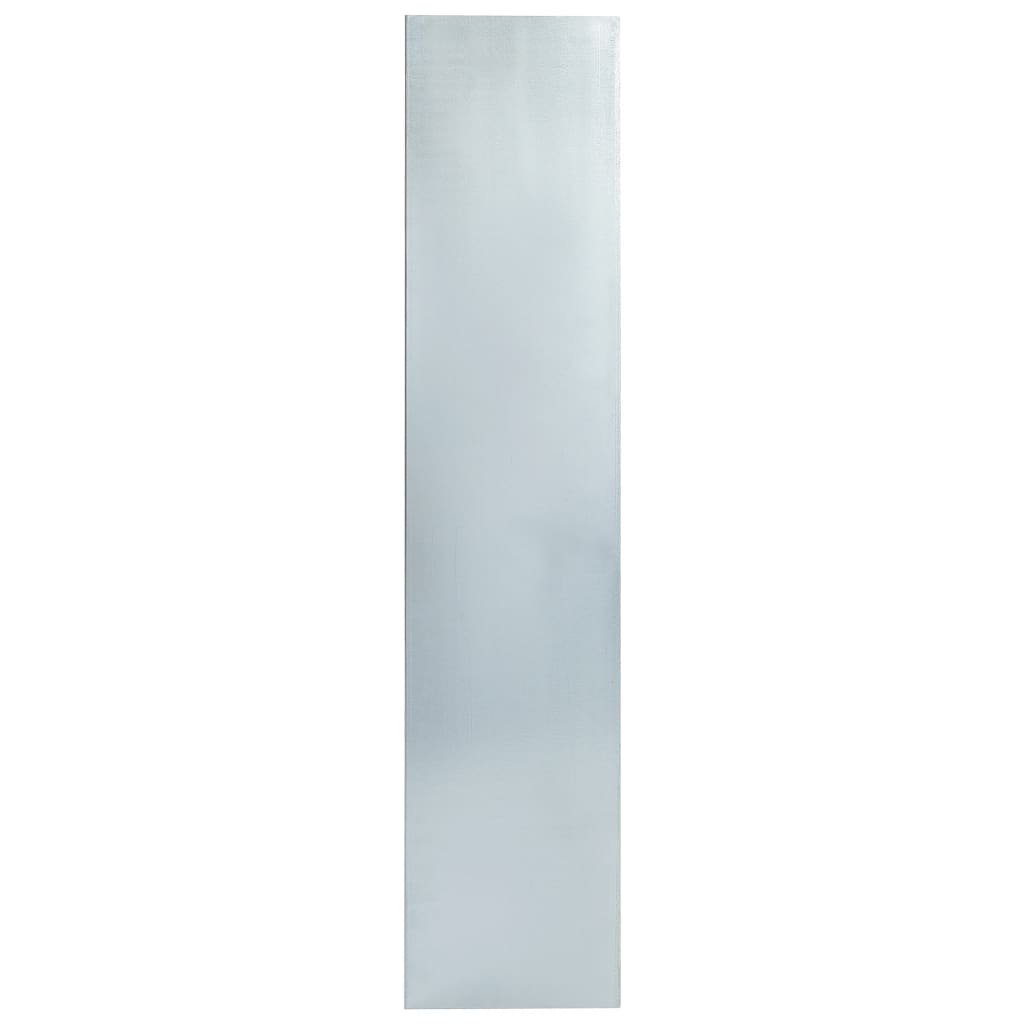 vidaXL Sneglegjerde galvanisert stål 150x150x25 cm