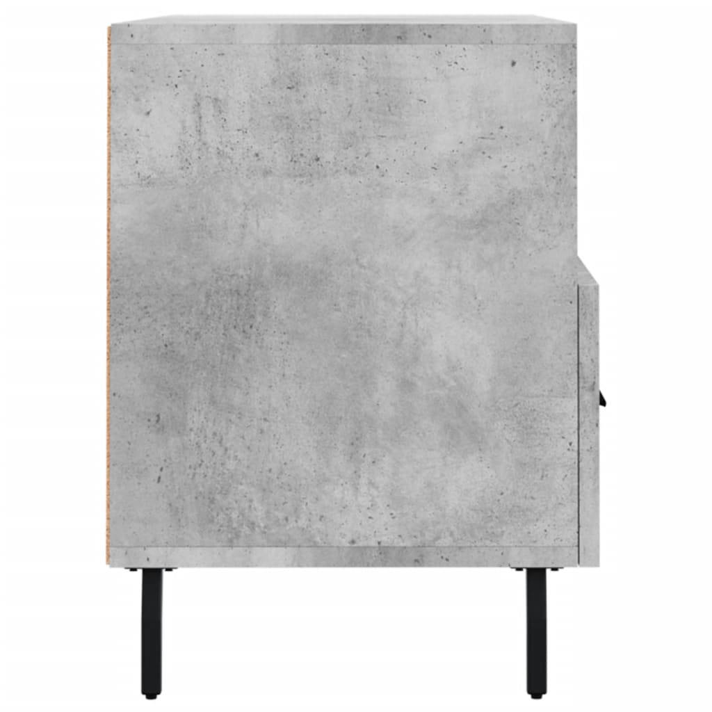vidaXL TV-benk betonggrå 80x36x50 cm konstruert tre