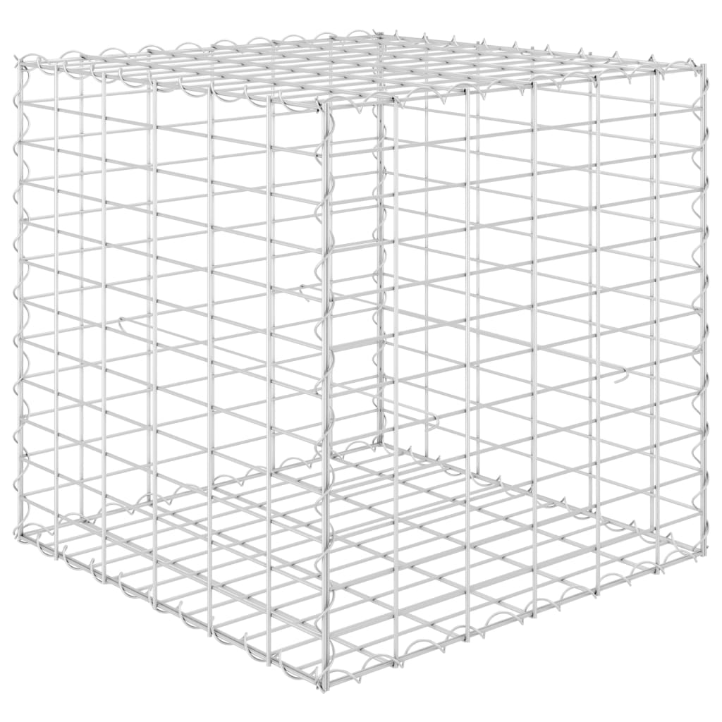 vidaXL Gabion høybed kubeformet ståltråd 60x60x60 cm